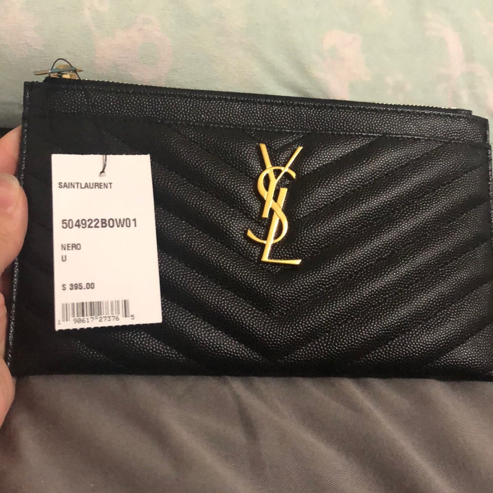 Yves Saint Laurent bill pouch. Brand new.